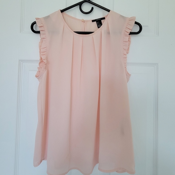 Sleevles Shirt Soft Pink Size S - Picture 1 of 4